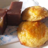 栗蒸羊羹とスイートポテト